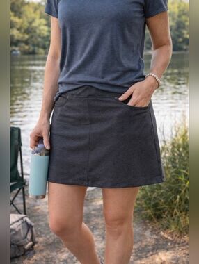L.L. Bean | Skort | Women's Large | Graphite Gray